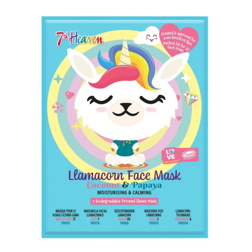 7th Heaven KIDS LLAMACORN MASCARILLA FACIAL 1UN