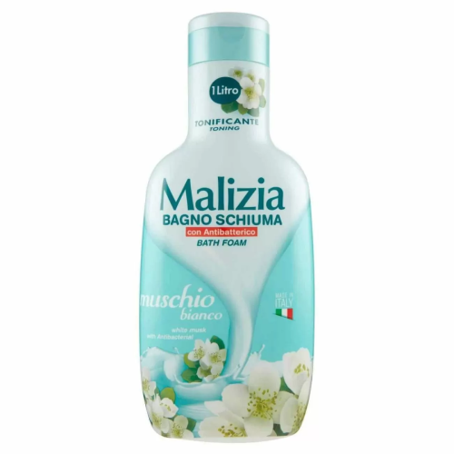 MALIZIA WHITE MUSK ANTIBACTERIAL ESPUMA DE BAÑO 1000ML