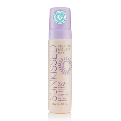 SUNKISSED SELF-TAN MOUSSE DARK COCONUT FRAGRANCE 200ML