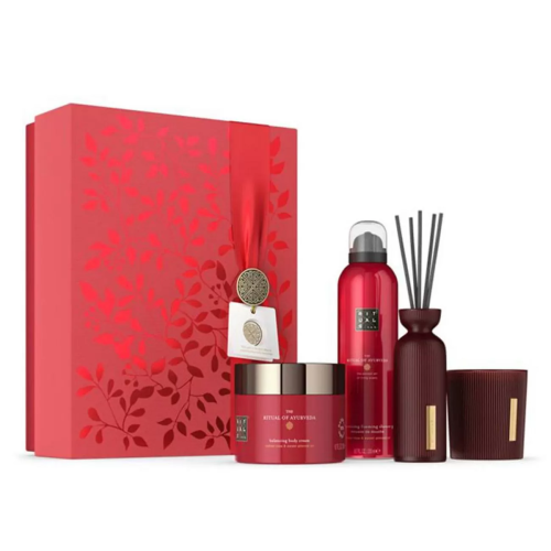 RITUALS OF AYURVEDA CREMA CORPORAL 1UN + VELA 1U + GEL DE BAÑO 200ML + STICKS AROMATICOS 70ML