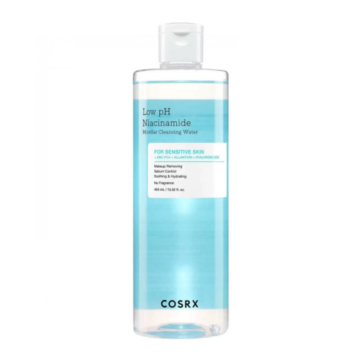 COSRX LOW PH NIACINAMIDE AGUA MICELAR LIMPIADORA PARA PIEL SENSIBLE 400ML