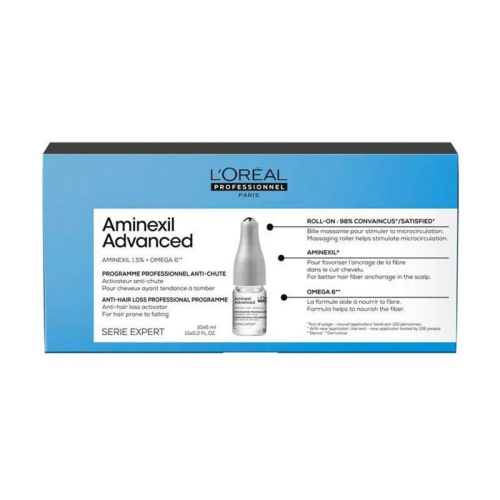 LOREAL AMINEXIL ADVANCED TRATAMIENTO ANTI-CAIDA 10UN