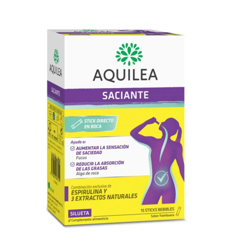 AQUILEA SACIANTE ESPIRULINA 15 STICKS BEBIBLES 1UN