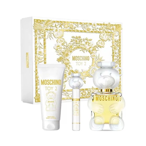 MOSCHINO TOY 2 EAU DE PARFUM 100ML VAPORIZADOR + LOCION CORPORAL PERFUMADA 100ML + MINIATURA EAU DE PARFUM 10ML VAPORIZADOR