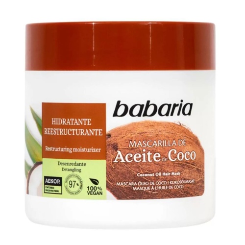 BABARIA ACEITE DE COCO MASCARILLA 400ML