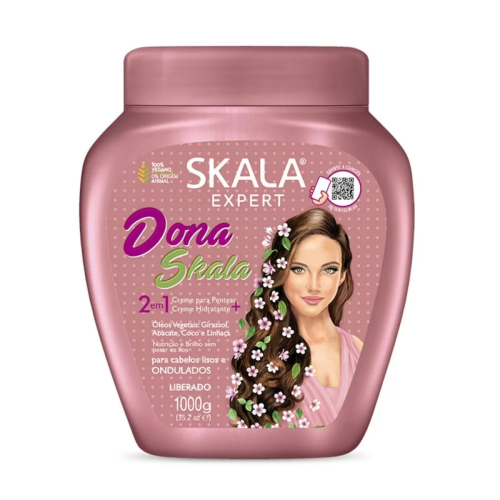 SKALA DONA SKALA 2IN1 CREMA HIDRATANTE CABELLOS LISOS 1000GR