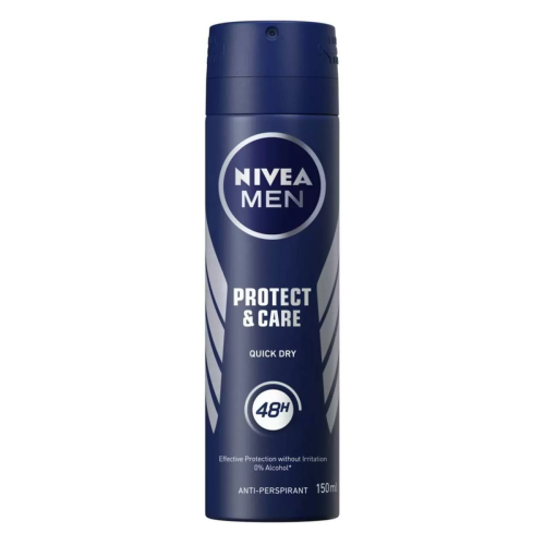 NIVEA MEN PROTECT & CARE DESODORANTE SIN ALCOHOL 150ML VAPORIZADOR