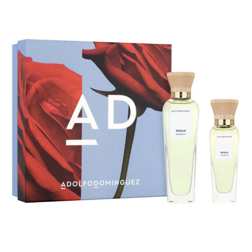 ADOLFO DOMINGUEZ AGUA FRESCA DE ROSAS EAU DE TOILETTE 120ML VAPORIZADOR + EAU DE TOILETTE 60ML VAPORIZADOR