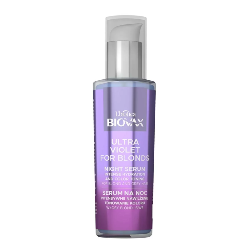 BIOTICA BIOVAX ULTRA VIOLET SERUM DE NOCHE CABELLOS RUBIOS 100ML