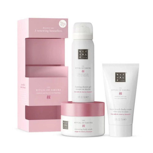 RITUALS THE RITUAL OF SAKURA GEL DE BAÑO 50ML + EXFOLIANTE CORPORAL 1U + CREMA CORPORAL 70ML