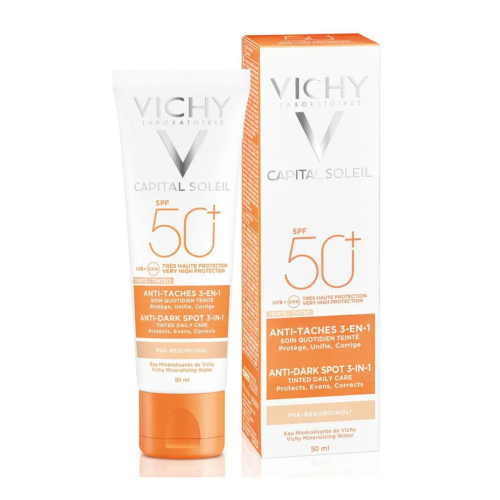 VICHY CAPITAL SOLEIL WATER 3IN1 ANTI-DARK SPOT SPF50+ 50ML