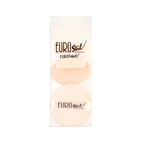 EUROSTIL MAQUILLAJE ESPONJAS SET 1UN + BORLAS 2U