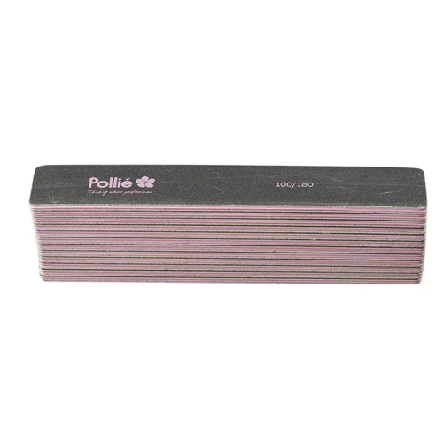 POLLIE NEGRO CUADRADO LIMA 100/180 28X178MM CON BOLSA 1UN