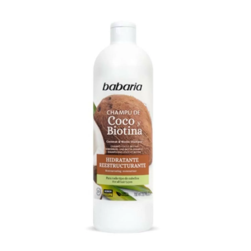 BABARIA BIOTINA Y COCO CHAMPU HIDRATANTE COCO Y BIOTINA 700ML