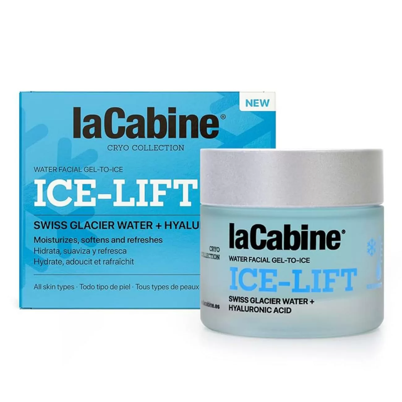 LACABINE ICE-LIFT GEL AGUA FACIAL GEL-TO-ICE HYALURONIC 50ML