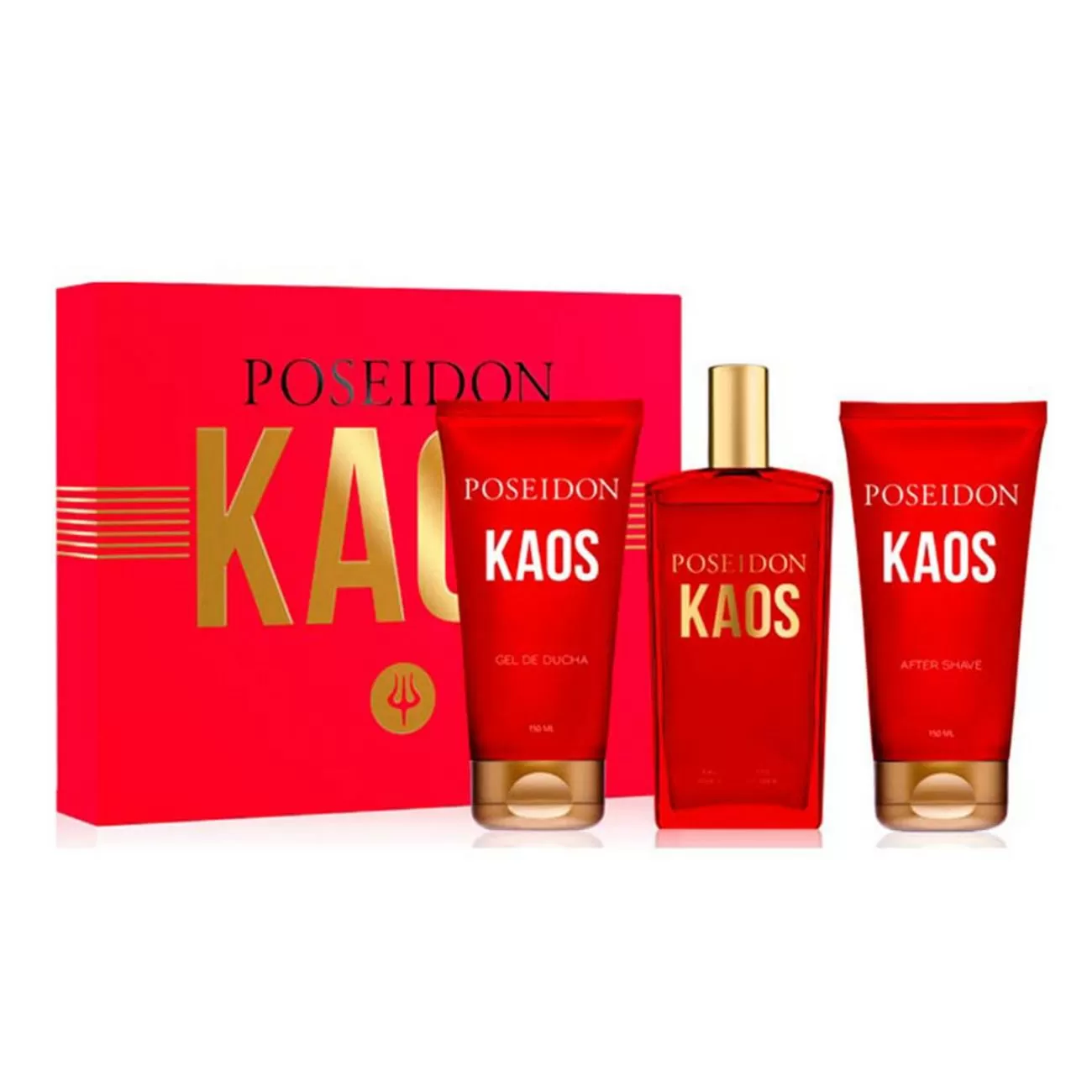 POSEIDON KAOS EAU DE TOILETTE 100ML VAPORIZADOR + AFTER SHAVE 1U + GEL DE BAÑO 1U