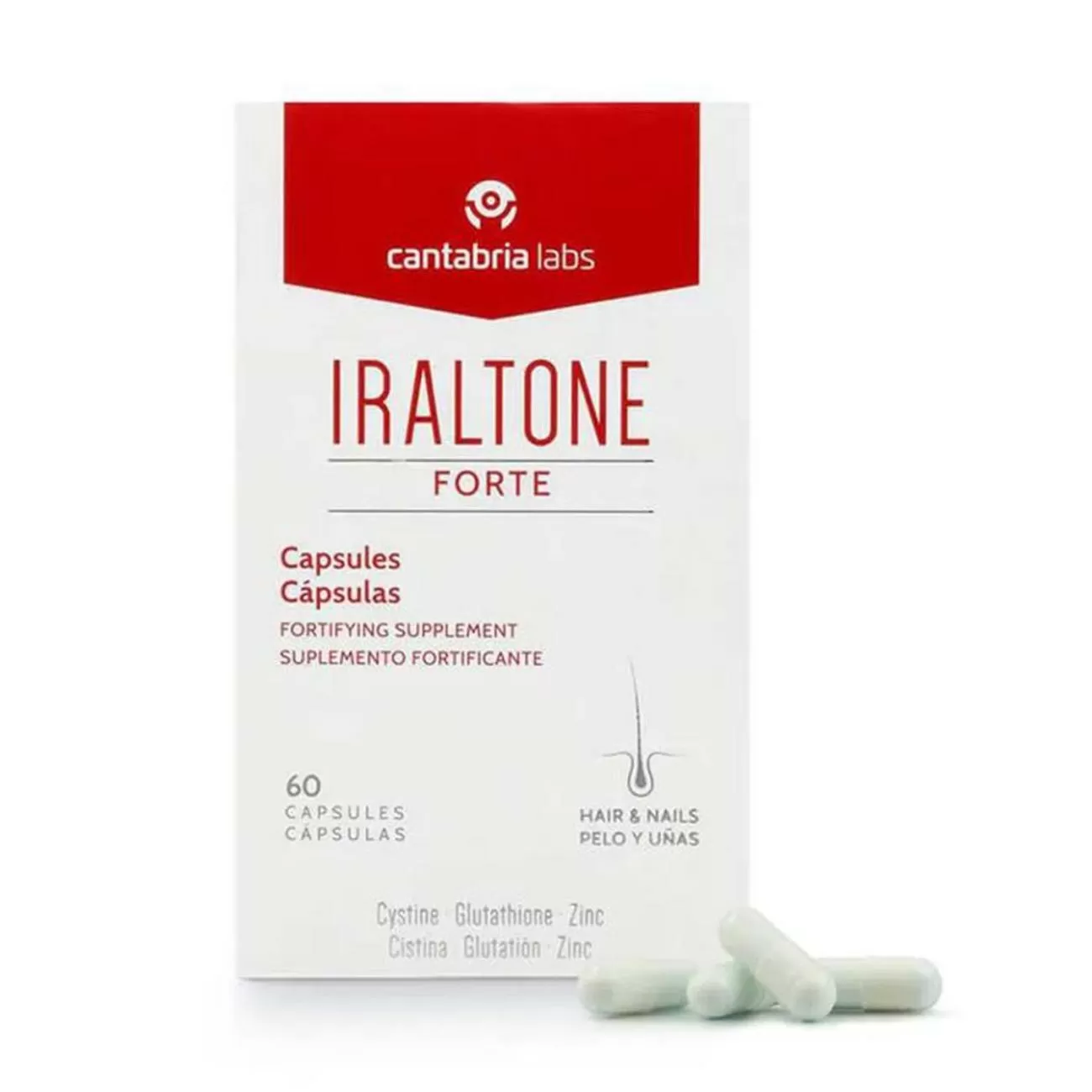 CANTABRIA LABS IRALTONE FORTE SUPLEMENTO FORTIFICANTE CAPSULAS 60UN