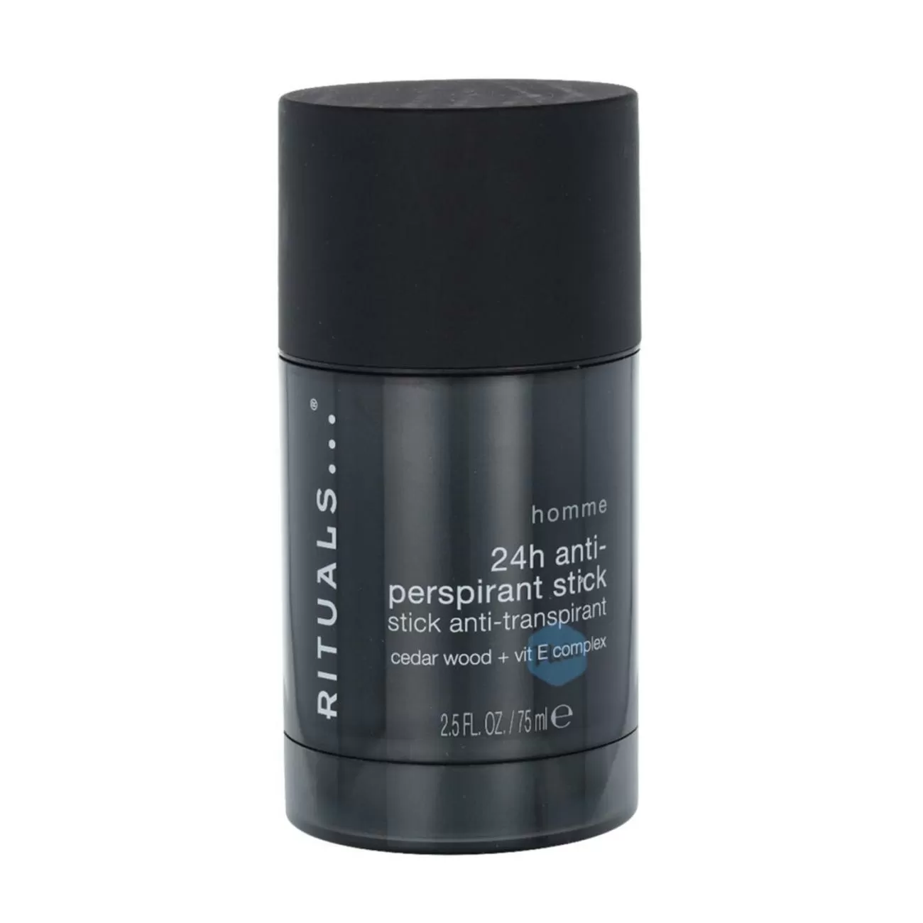 RITUALS HOMME 24H DESODORANTE STICK 75ML + ESPUMA DE BAÑO 1U. + LOCION CORPORAL PERFUMADA 1U. + DESODORANTE SPRAY 1U.