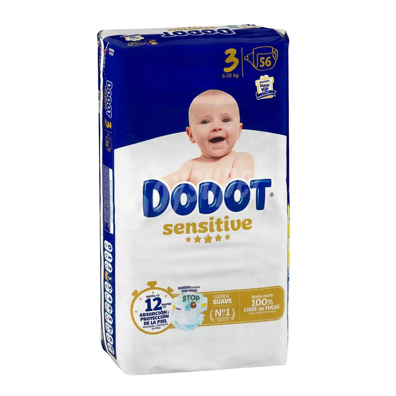 DODOT SENSITIVE PAÑALES 6-10KG 10000GR