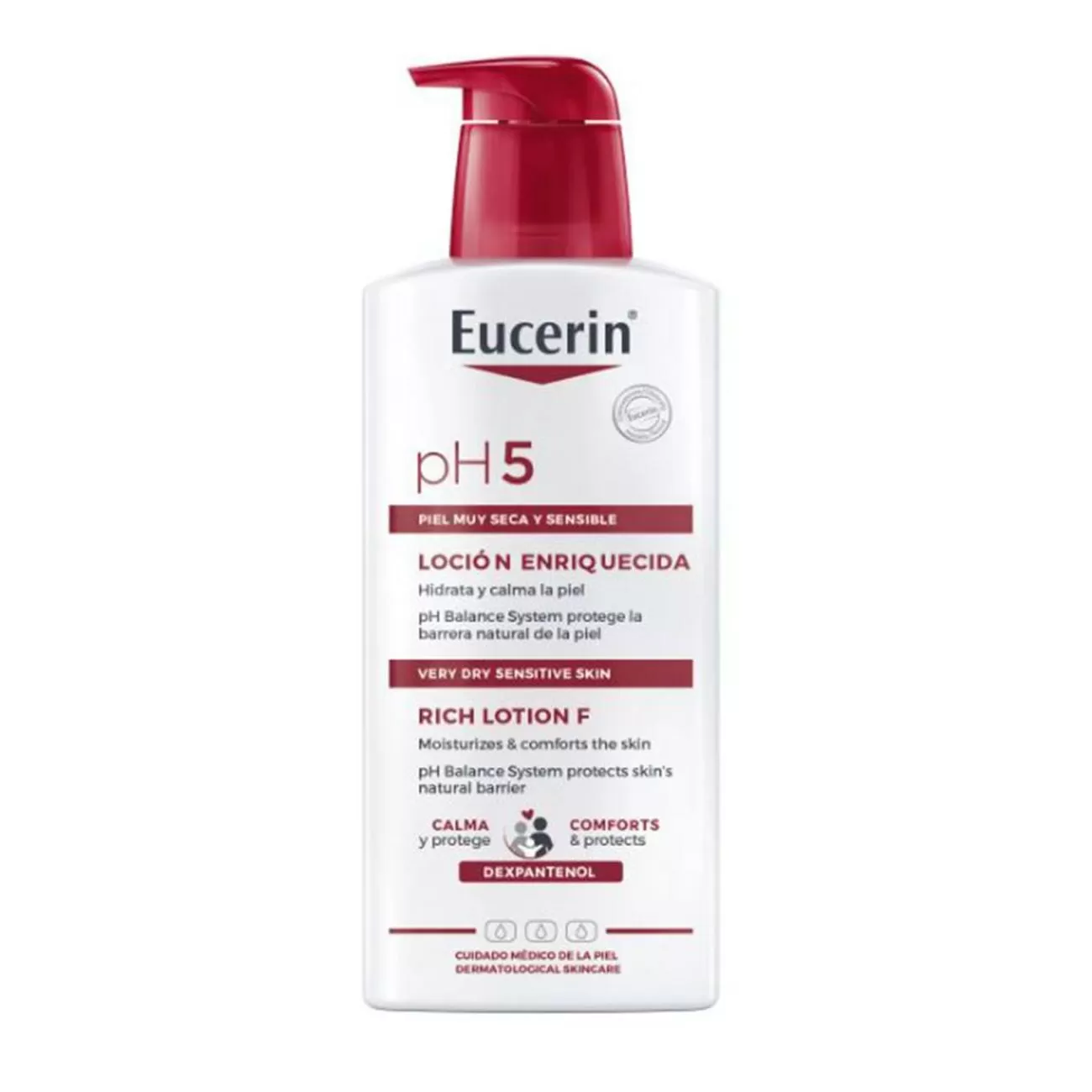 EUCERIN PF5 LOCION ENRIQUECIDA PIEL MUY SECA Y SENSIBLE 400ML
