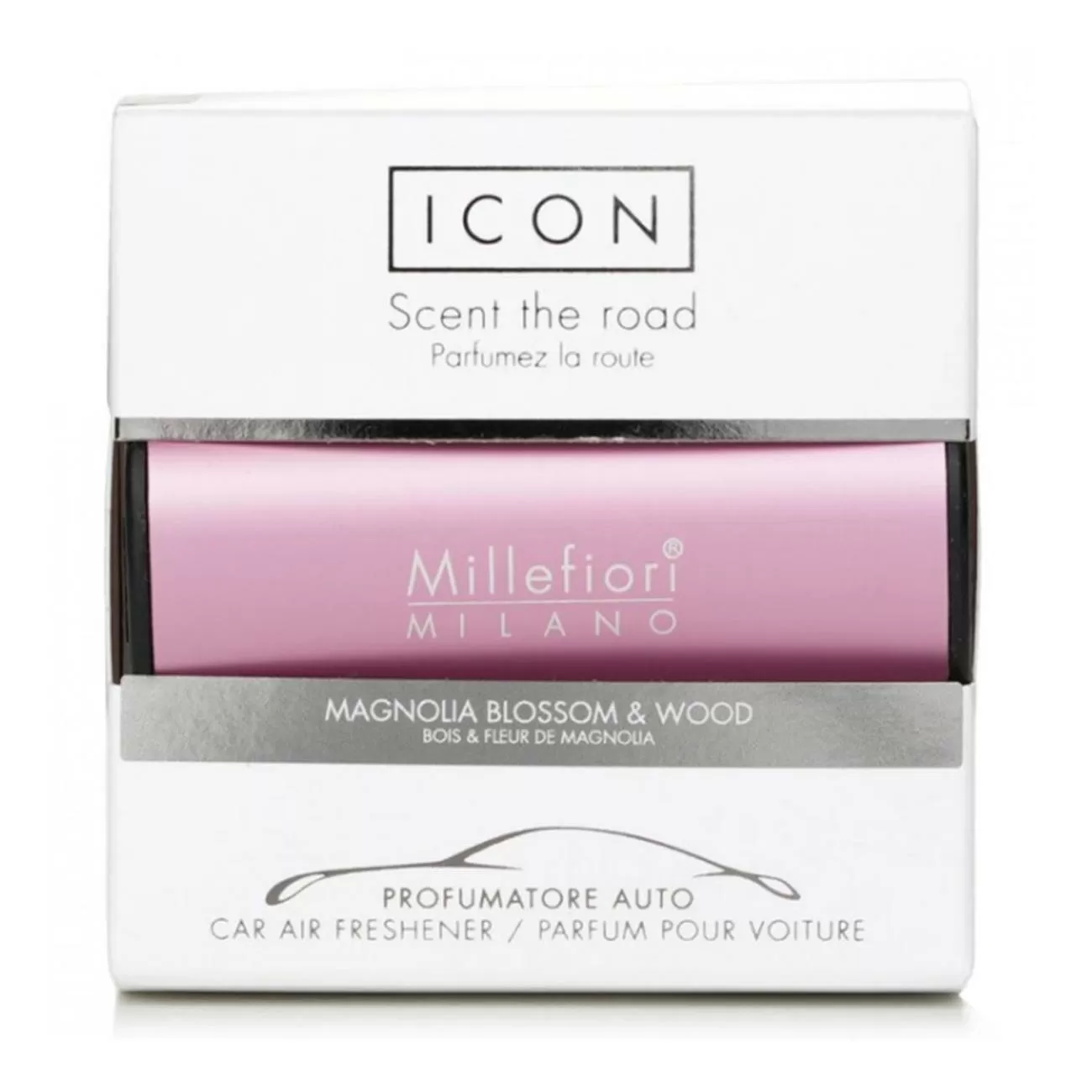 MILLEFIORI MILANO ICON CAR AIR FRESHENER MAGNOLIA BLOSSOM & WOOD 1UN