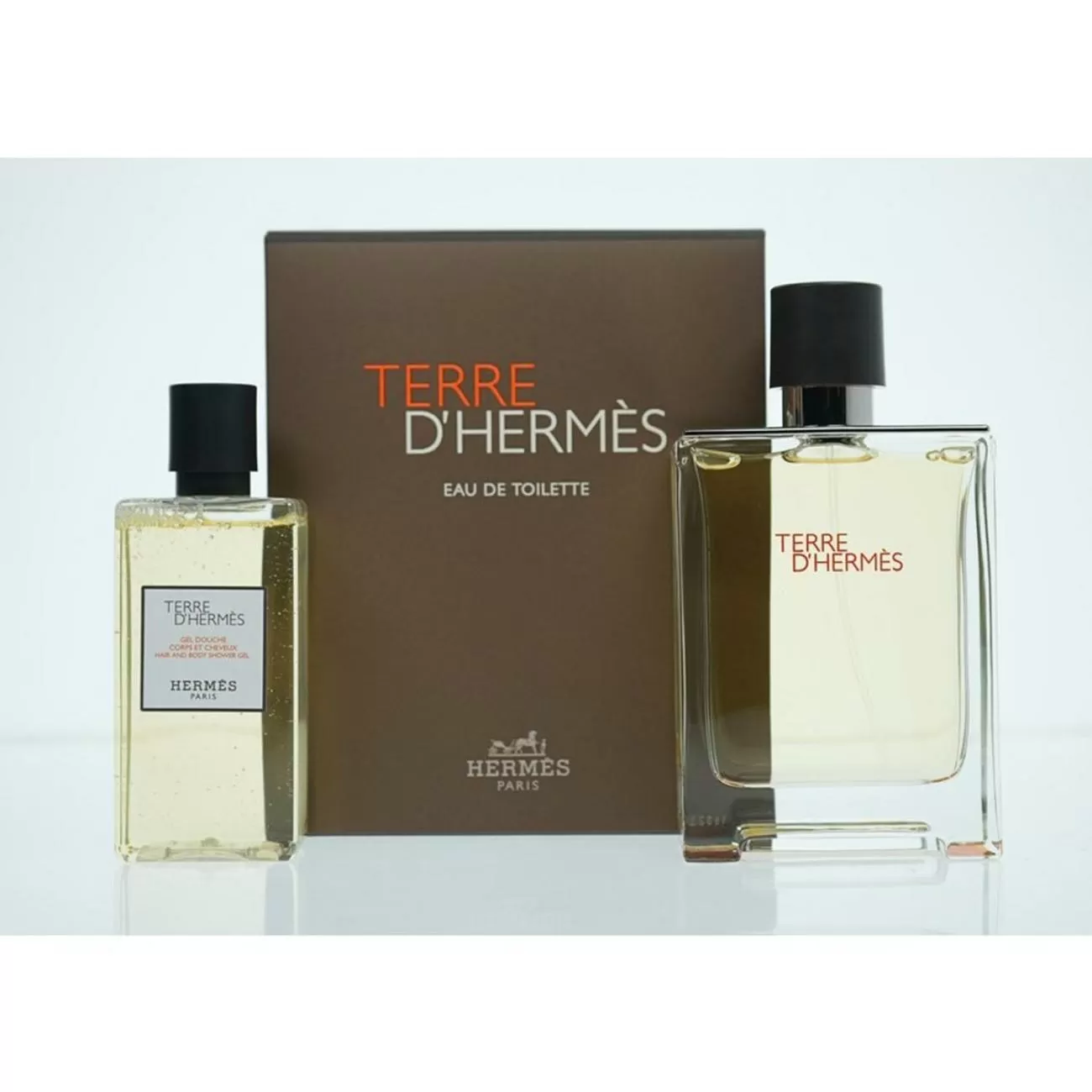 HERMES TERRE D´HERMES EAU DE TOILETTE 100UN VAPORIZADOR + GEL DE BAÑO 80ML