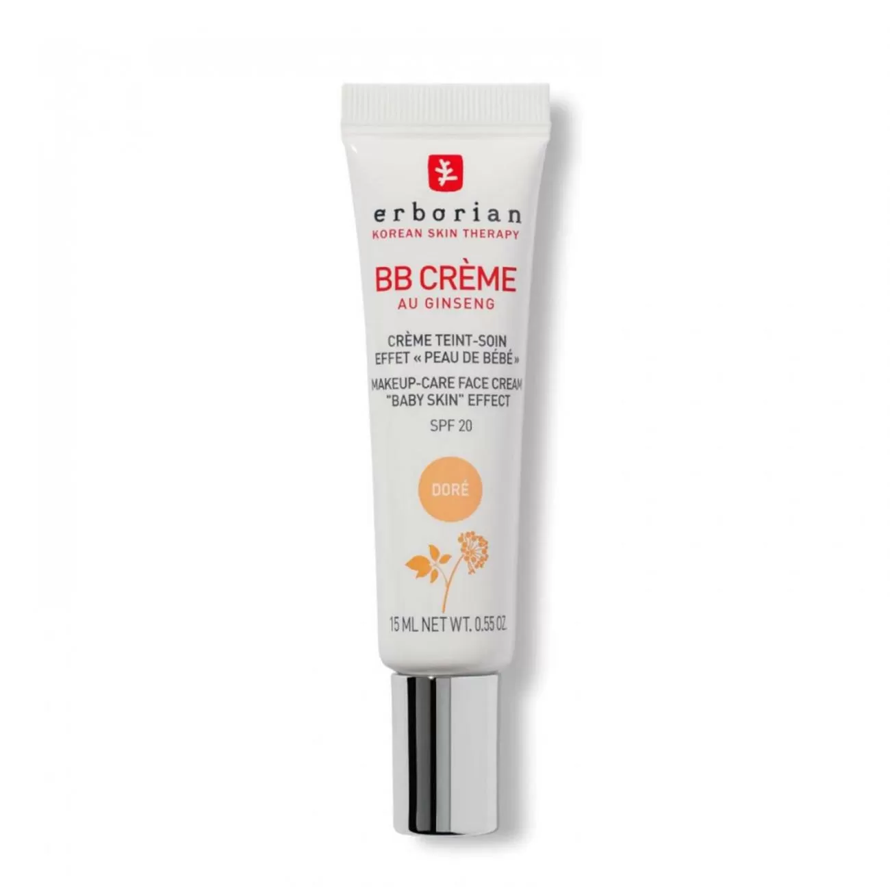 ERBORIAN BB CREAM AU GINSENG BASE SPF20 DORADO 15ML
