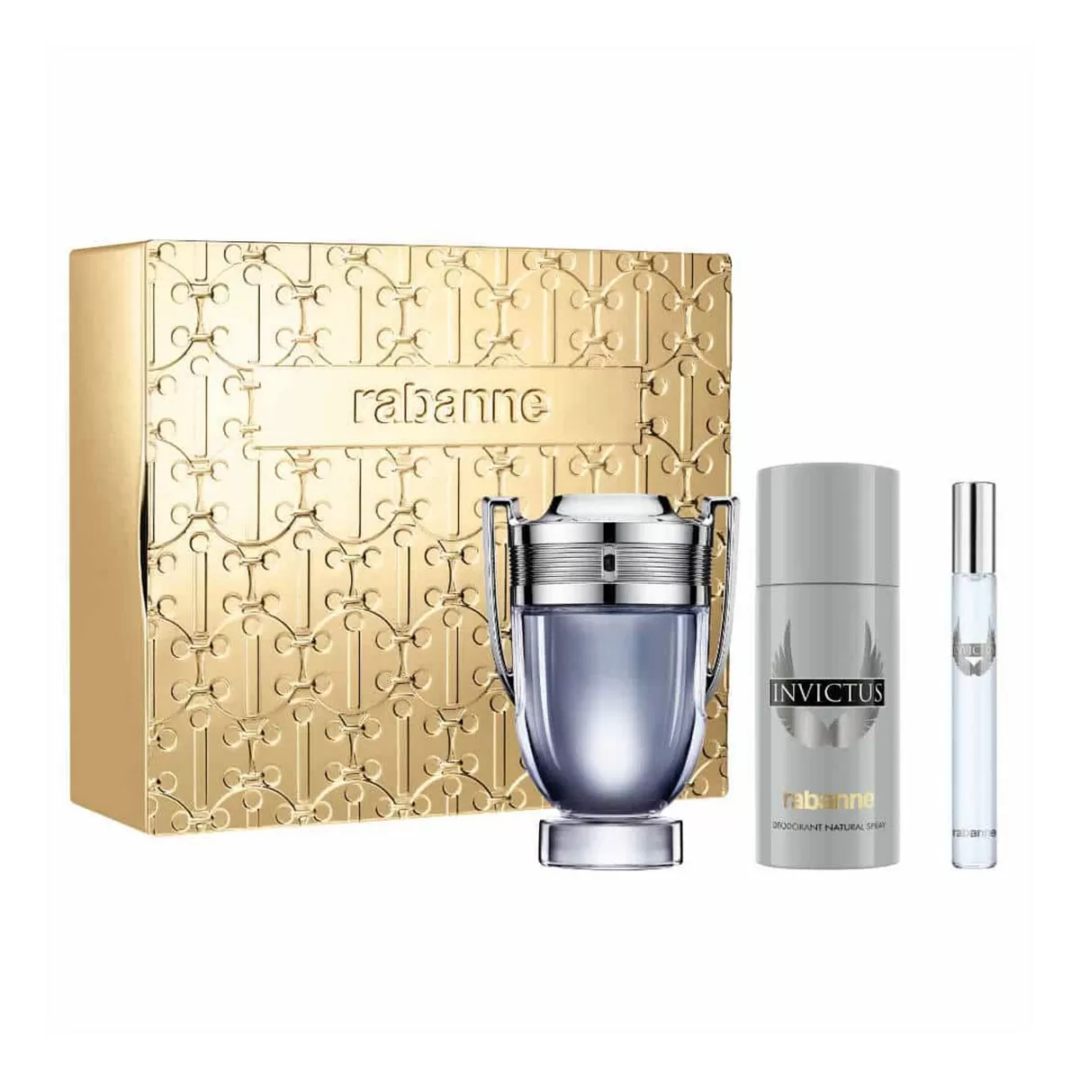 PACO RABANNE INVICTUS EAU DE TOILETTE 100ML + DESODORANTE SPRAY 150ML VAPORIZADOR