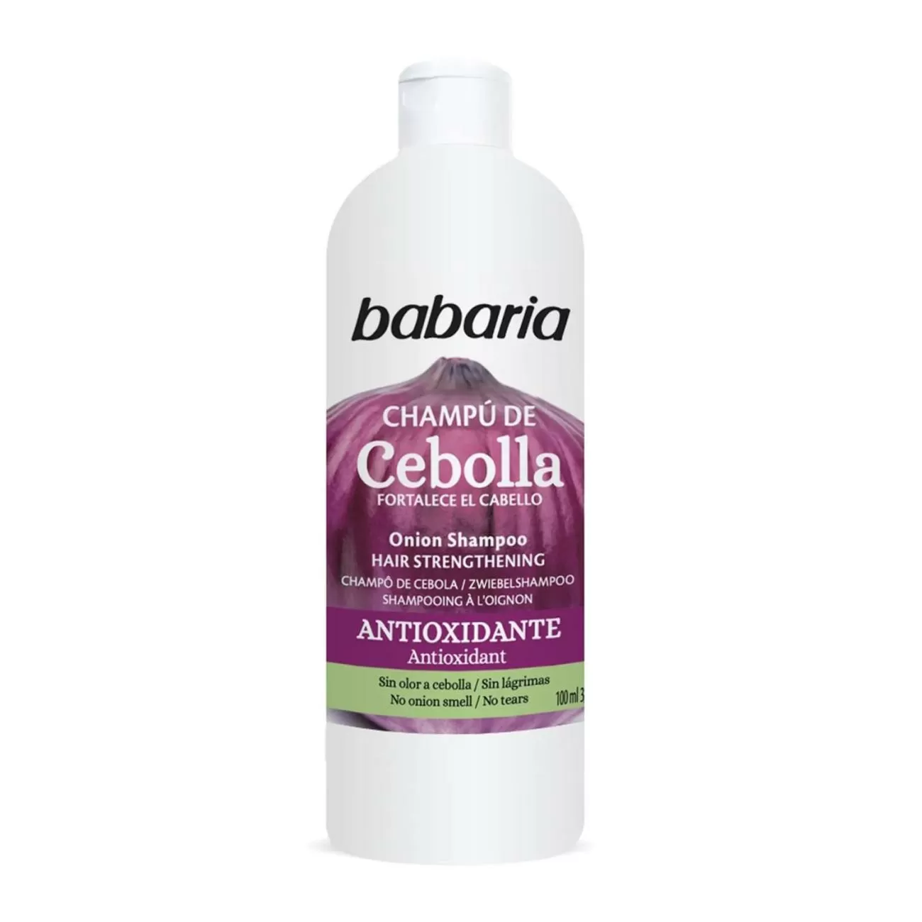 BABARIA CEBOLLA ANTI-OXIDANTE CHAMPU FORMATO VIAJE 100ML