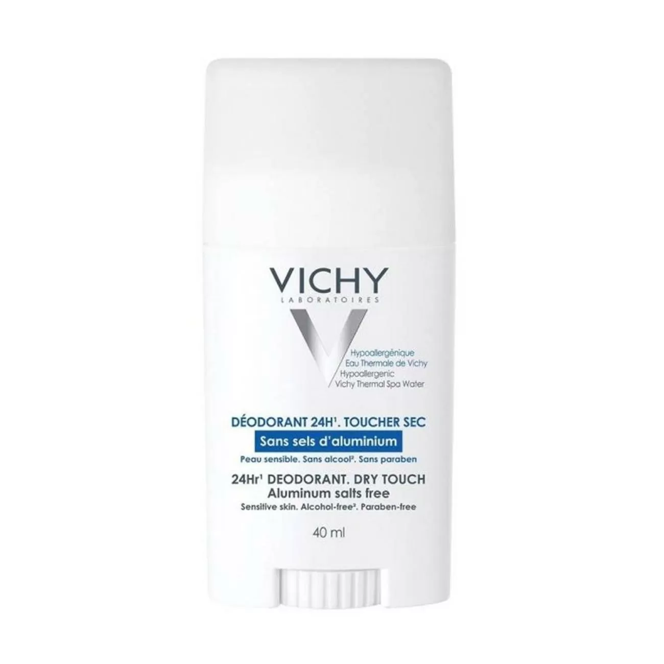 VICHY 24H SIN ALUMINIO DESODORANTE STICK SIN ALCOHOL PIEL SENSIBLE 40ML