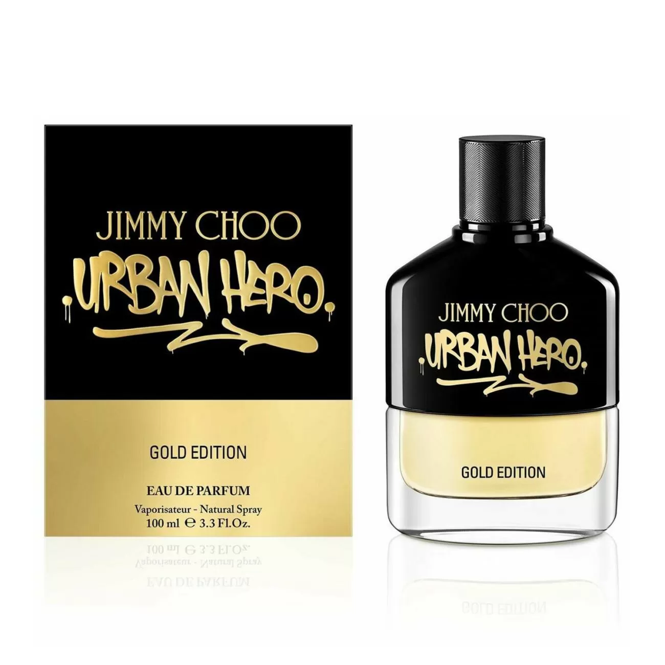 JIMMY CHOO URBAN HERO EAU DE PARFUM GOLD EDITION 100UN