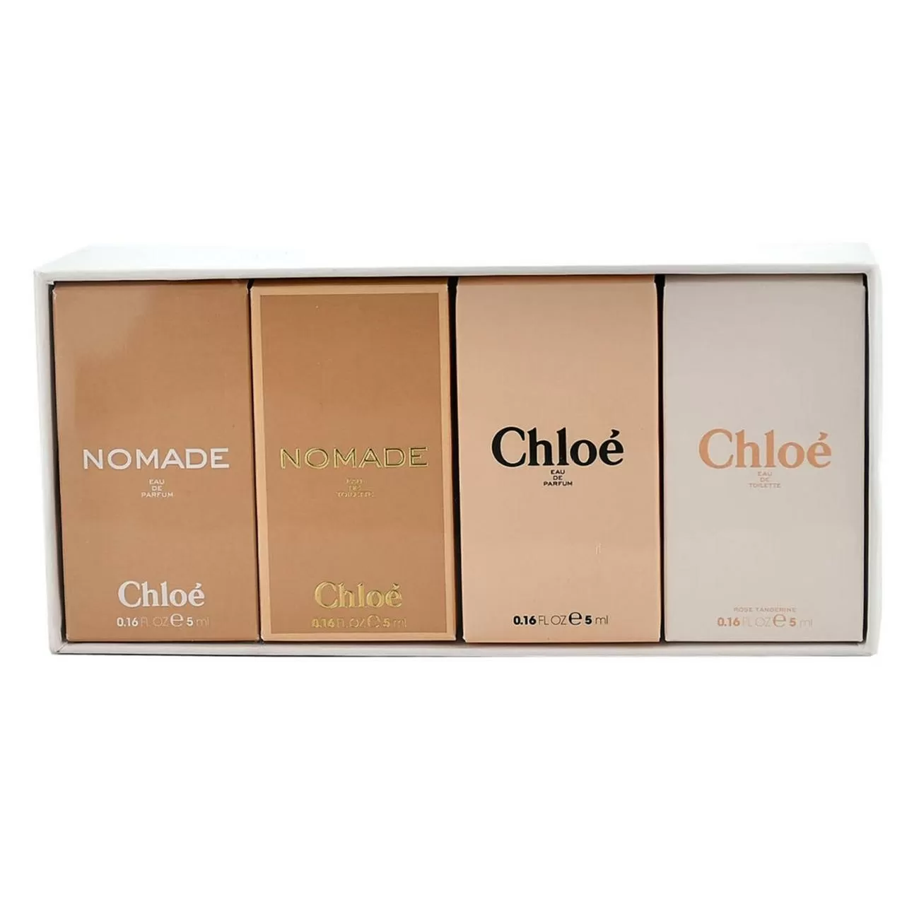 CHLOE NOMADE EAU DE PARFUM 5ML + NOMADE EAU DE TOILETTE 5ML + EAU DE PARFUM 5ML + EAU DE TOILETTE 5ML
