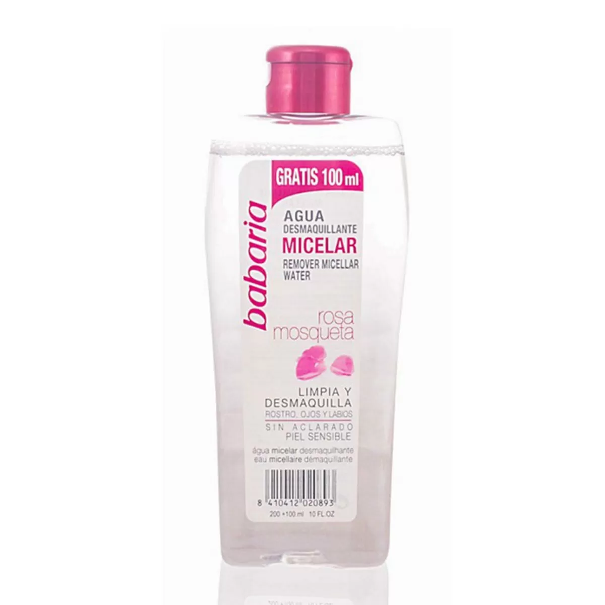 ROSA MOSQUETA AGUA DESMAQUILLANTE MICELAR 400ML