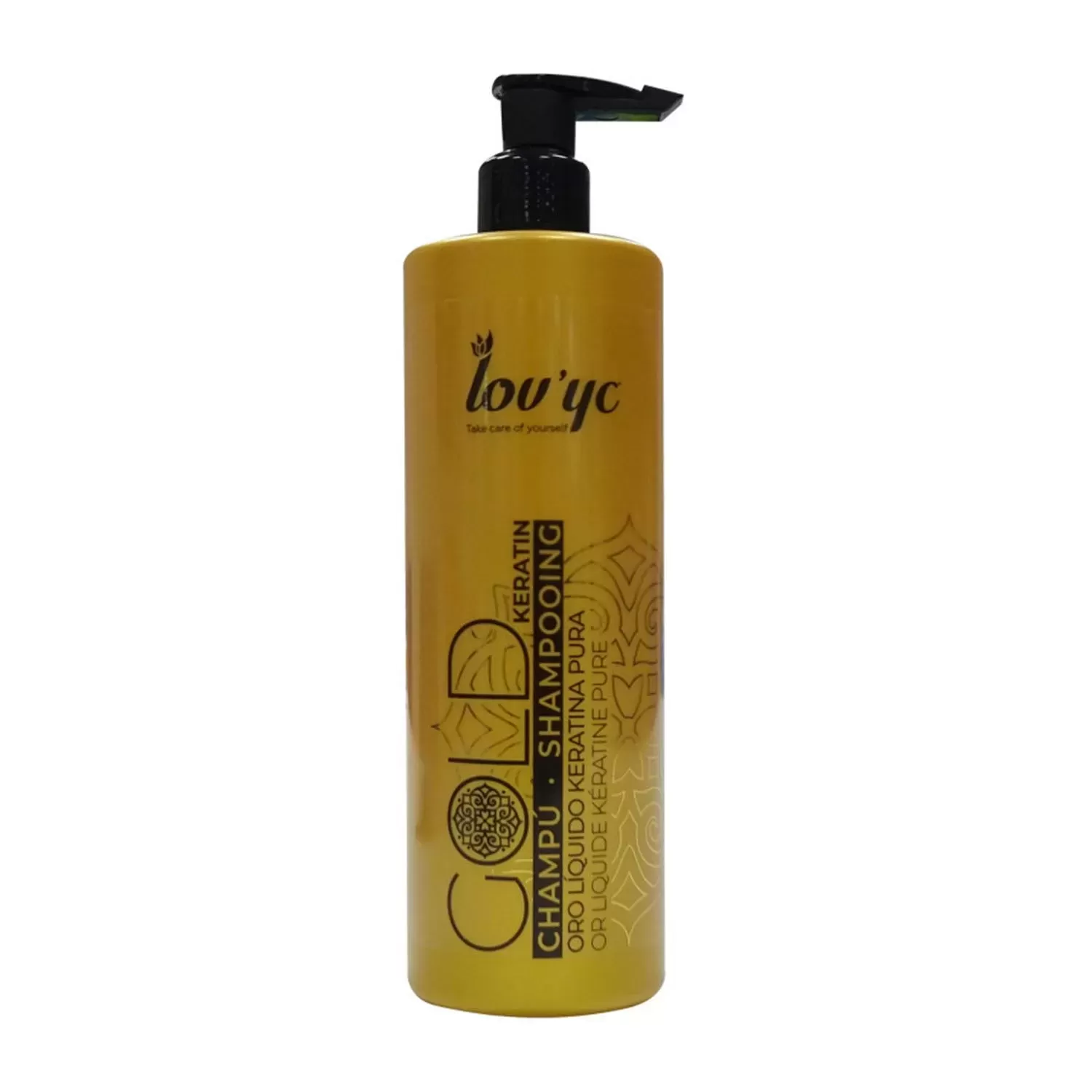 LOVYC GOLD KERATIN CHAMPU CABELLO SECO 500ML