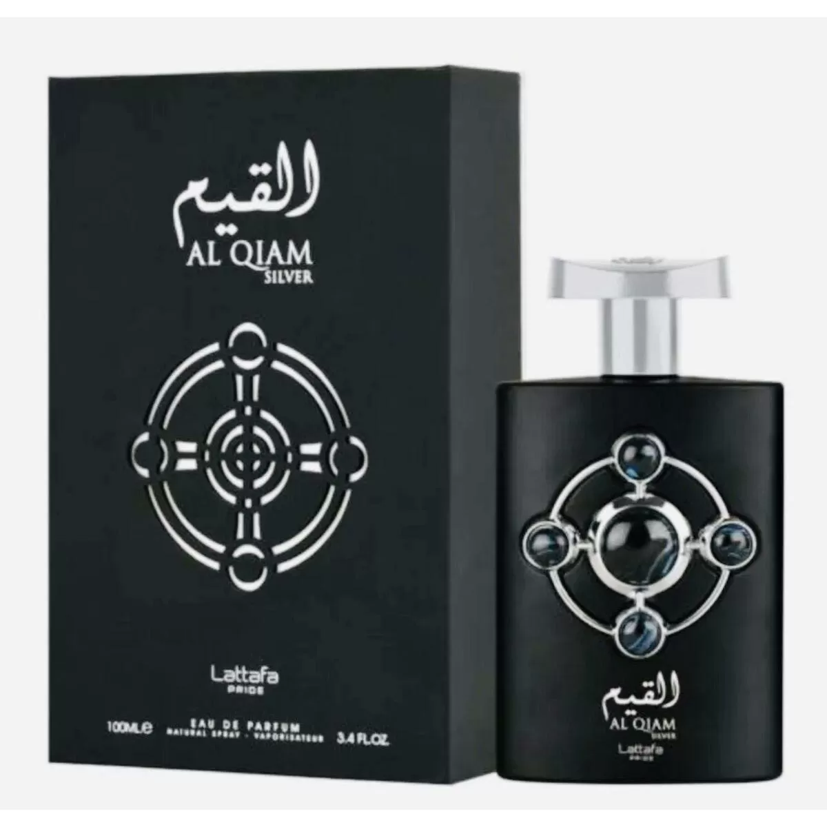 LATTAFA PRIDE AL QIAM SILVER EAU DE PARFUM 100ML VAPORIZADOR