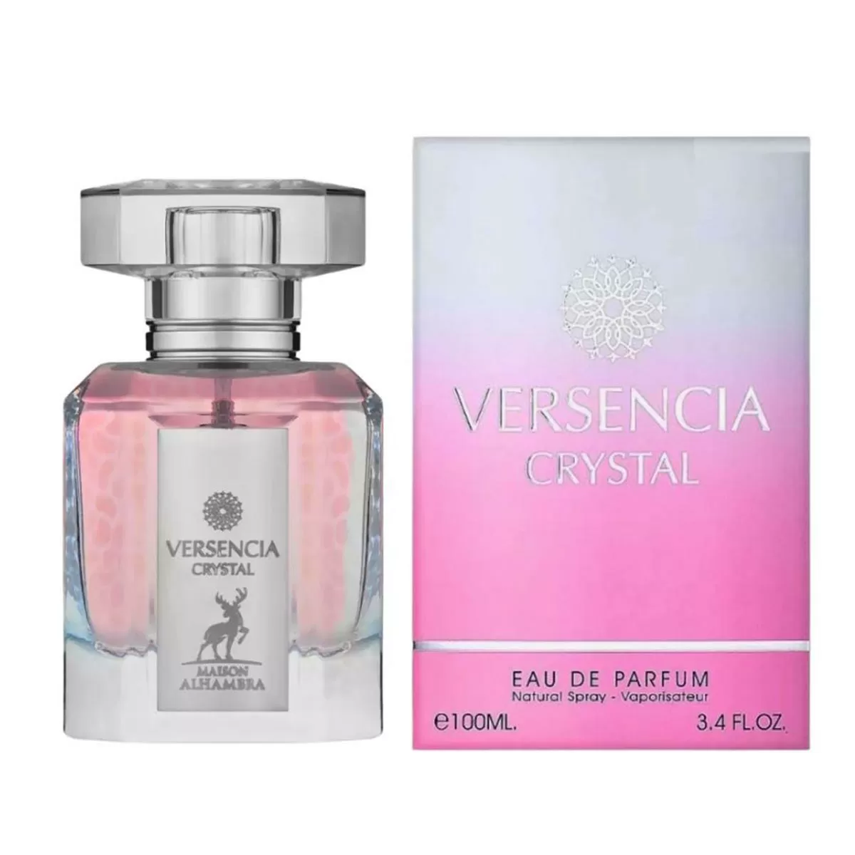 MAISON ALHAMBRA VERSENCIA CRYSTAL EAU DE PARFUM 100ML VAPORIZADOR