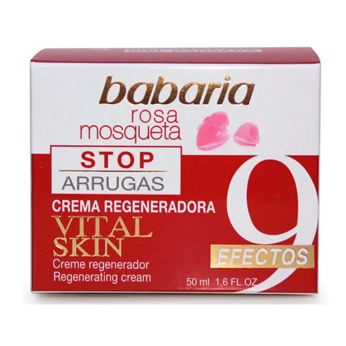 BABARIA ROSA MOSQUETA CREMA REGENERADORA STOP ARRUGAS VITAL SKIN 50ML