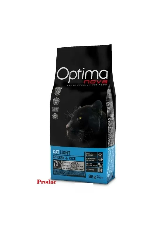 OPTIMA NOVA CAT LIGHT 8 KG.