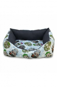 CAMA CUADRADA CALAVERAS 70cm.