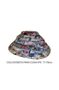 COLCHONETA PARA CUNA Nº 6 77-78CM.