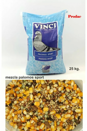 PALOMOS Con Maiz SPORT 25 KG.