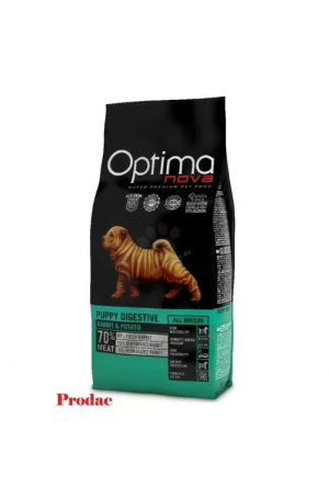 OPTIMA NOVA PUPPY DIGESTIVE 800 GR. Conejo/Patata