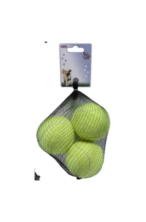 PELOTA TENIS 6,3cm. Medianas 3 Uds.