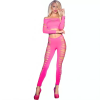 Imagen de CR 3654 TOP & LEGGINS ROSA S/M