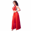 Imagen de CR  4857 SET TOP Y PANTALONES ROJO TALLA L