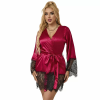 Imagen de SUBBLIME - 953829 ELEGANTE CAMISON  DE ENCAJE + TANGA ROJO L/XL