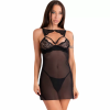 Imagen de KROLINA LC 90734 CHEMISE + TANGA NEGRO L/XL