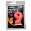 Imagen de DIABLO PICANTE - VELA PENE EN FORMA DE NÚMERO 9 COLOR ROSA