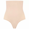 Imagen de BYE-BRA - TANGA DE TALLE ALTO SIN COSTURAS BEIGE TALLA XL