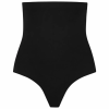 Imagen de BYE-BRA - TANGA DE TALLE ALTO SIN COSTURAS NEGRO TALLA XXL